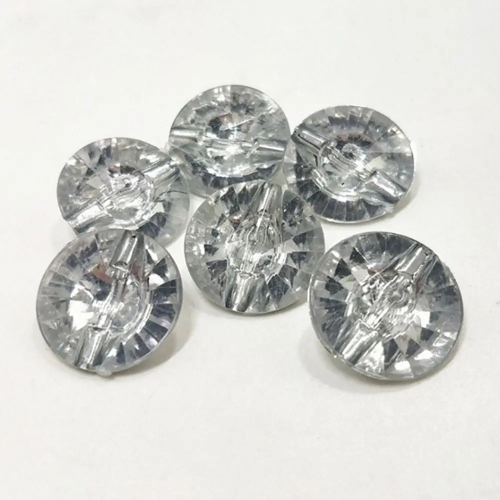 50Pcs Acrylic Rhinestone Buttons DIY Clothing Sewing Button Crystal Buttons For Clothing Sofa Craft Sewing Accessories 2