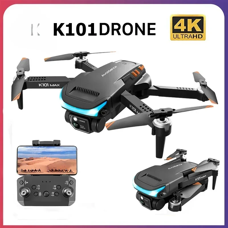 

Professional 4K Dual Camera WIFI FPV Helicopter Dron Children'S Toy Gifts K101 Max Obstacle Avoidance RC Quadcopter Drone