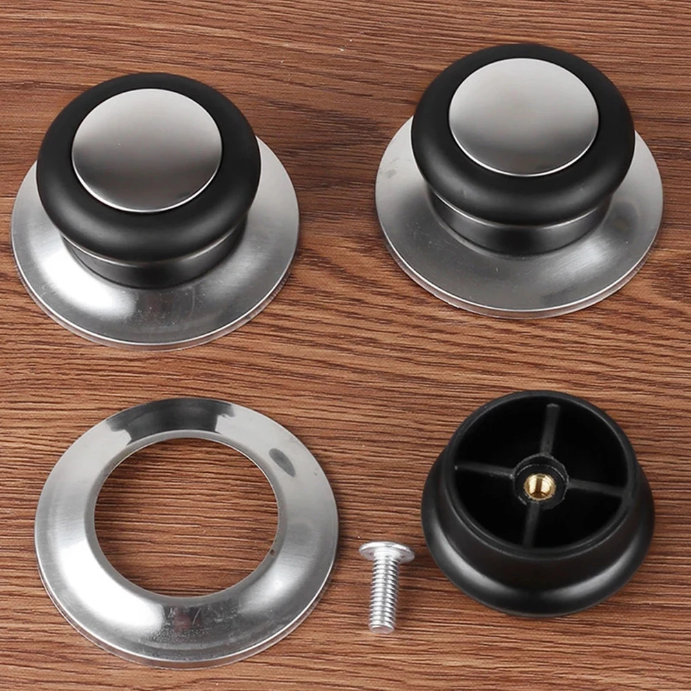 Lid Knob Handle Universal Pot Lid Cap Holding Lifting Handle For Glass Pot Pan Cover Cookware Handgrip Kitchen Tools glass pot lid glass lid pot lid handles 2pcs
