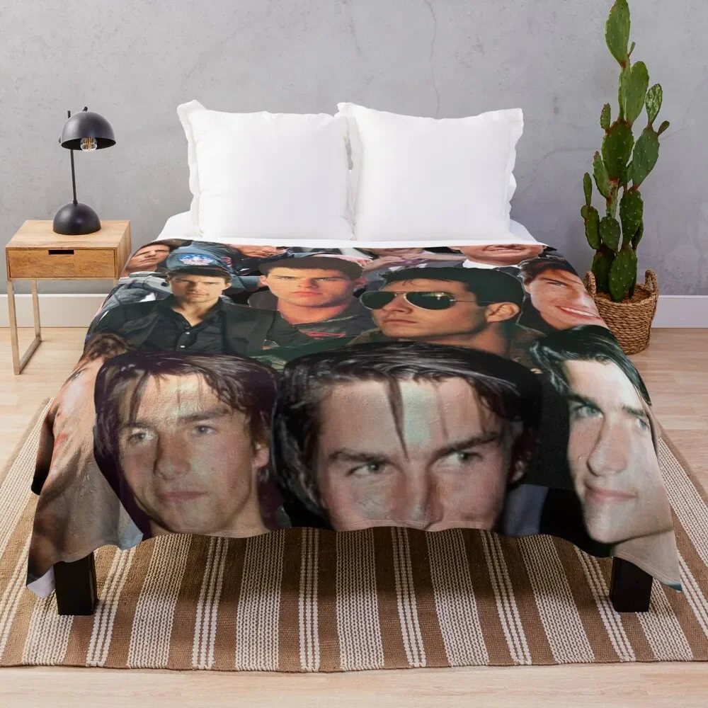 

Tom Cruise Throw Blanket Bed covers Thermals For Travel Comforter Flannel Fabric Blankets