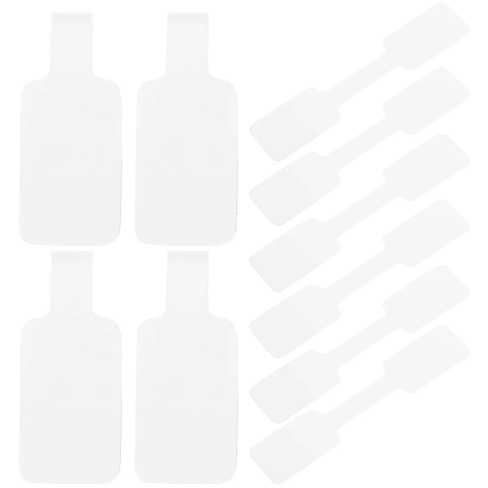 100Pcs 쥬얼리 가격표 반지, 귀걸이, 팔찌, 목걸이용 접착식 간편하게 떼어낼 수 있는 종이 스티커 다용도 가격 라벨