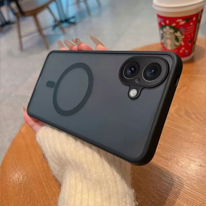 Matte Magnetic Magsafe Wireless Charging Protective Phone Case