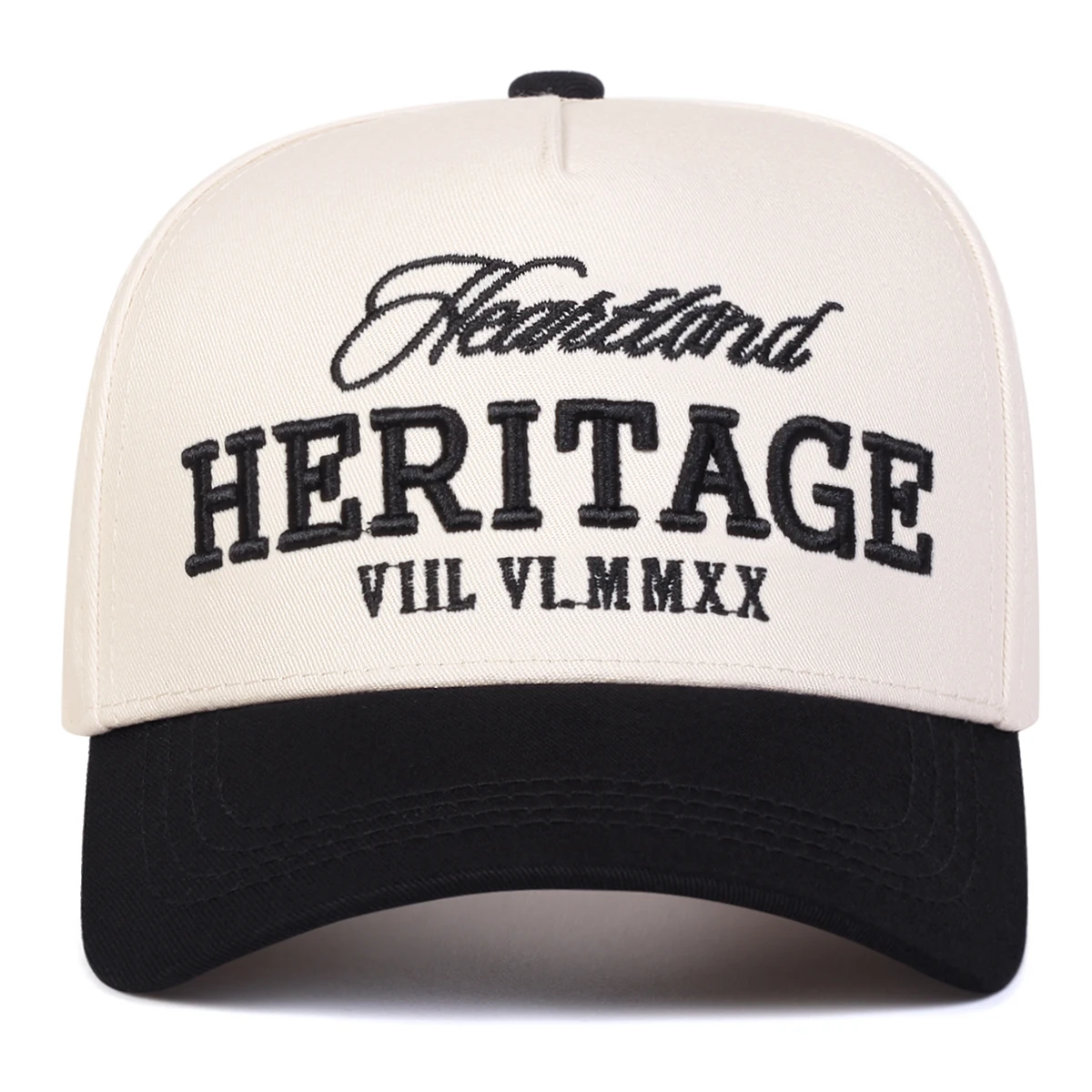 Unisex HERITAGE Baseballkappen mit Buchstabenstickerei, Frühling und Herbst, für den Außenbereich, verstellbare Freizeithüte, Sonnenschutzhut, Sportkappe – Detail 4