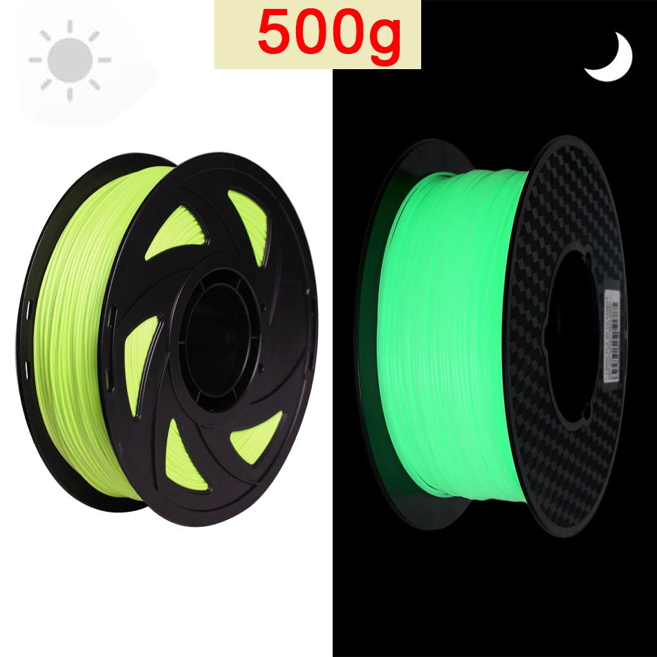 filament polycarbonate Glowing In The Dark 3D Printer PLA Filament 1.75mm Luminous Sublimation Color Changing Materials for 3D Printing Lime to Green pla abs filament 3D Printing Materials