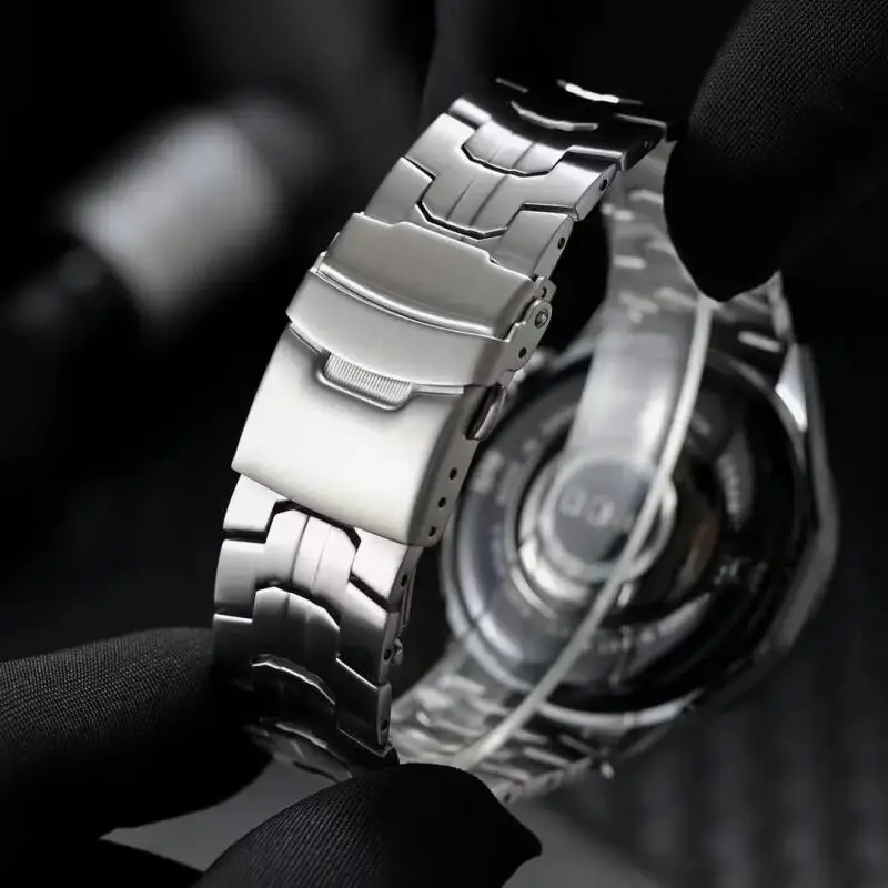 Luxury 22mm Stainless Steel Metal Wristband Bracelet