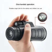 40X60 Zoom HD Powerful Binoculars Long Range Portable Professional Telescope Monocular Low Light For Hunting Camping 1
