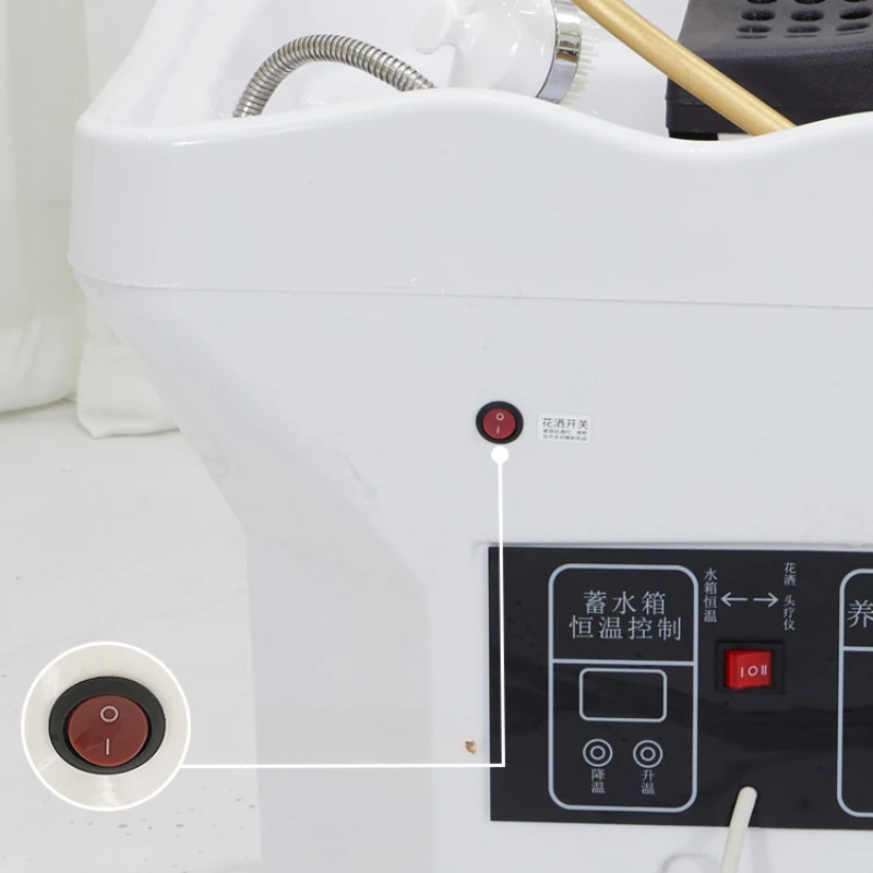 Portable Hair Wash Shampoo Chairs Water Circulation Haircutting Minimalistic Shampoo Chairs Beauty Lavacabezas Furniture WZ50SC