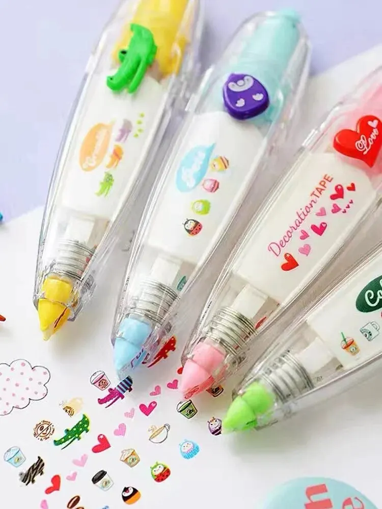 Correction Tape 1pc Cute Kawaii Mechanical Design For Decorating Diaries and School Supplies