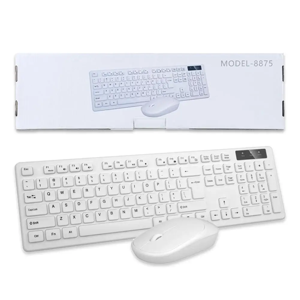 

Wireless Keyboard and Mouse Set Portable Plug Play Mechanical Keyboard Mouse for Gaming Computer Laptop PC Keyboard Mouse Set
