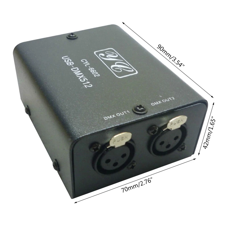 USB-DMX512 USB 케이블로 연결된 512채널 조명 컨트롤러 PC USB 포트