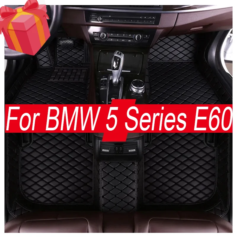 

Car Floor Mats For BMW 5 Series E60 2004 2005 2006 Custom Auto Foot Pads Automobile Carpet Cover Interior Accessories