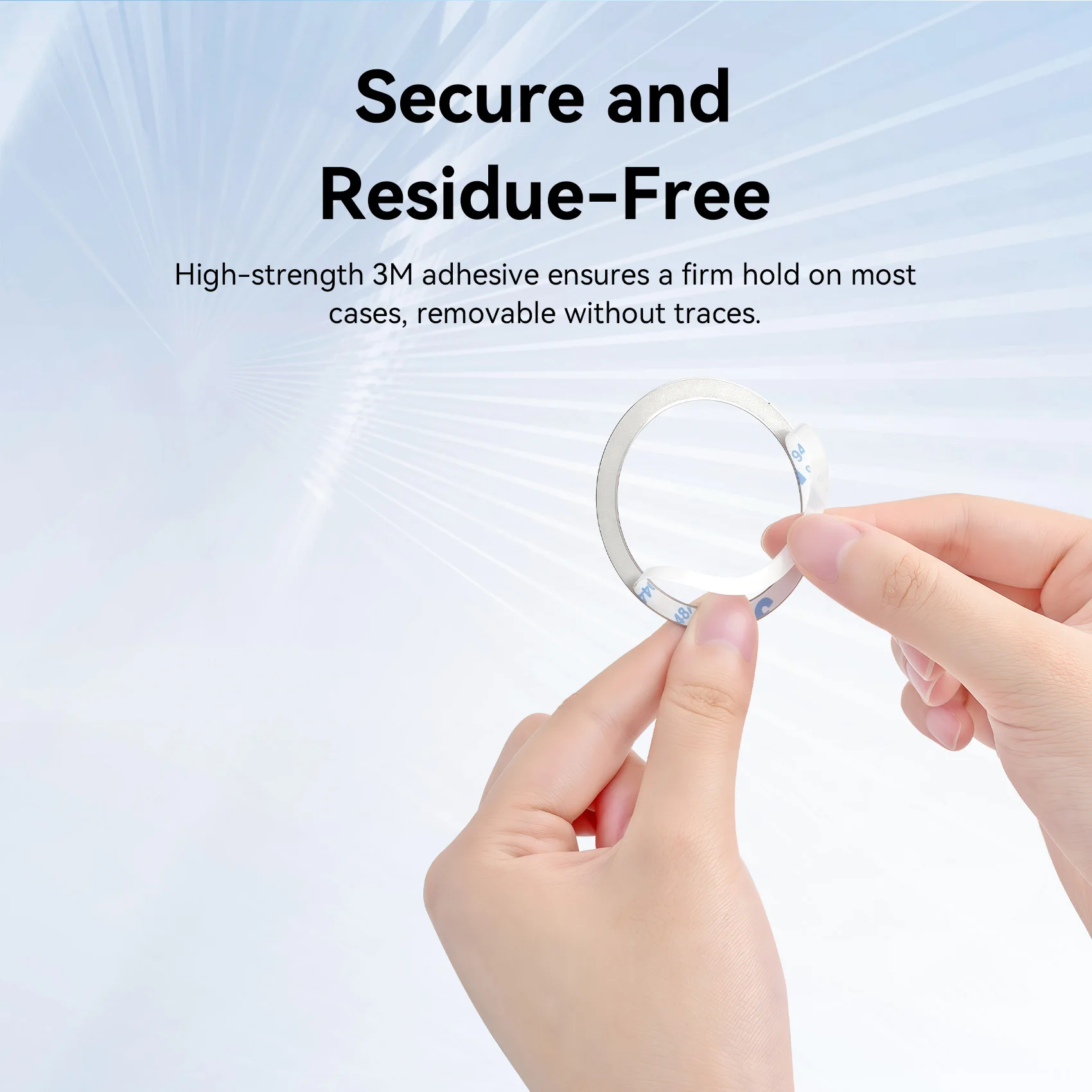 Magsafe 아이폰 16 15 14 Pro Max 플레이트 스티커 링용 Vention 마그네틱 메탈 링 스티커 (무선 충전기 폰 홀더용)