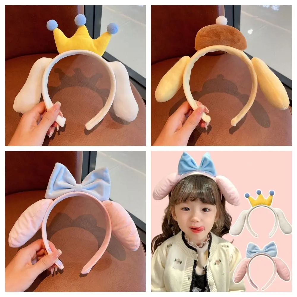 

Hair Accessories Cartoon Doll Headband Sweet Plush Hairbands Anime Hair Hoop Headdress Korean Style My Melody Hair Hoop Daily