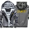 Vance and Hines Hoodies Men Coat Winter Warm Fleece Vance and Hines Sweatshirts Jacket 5