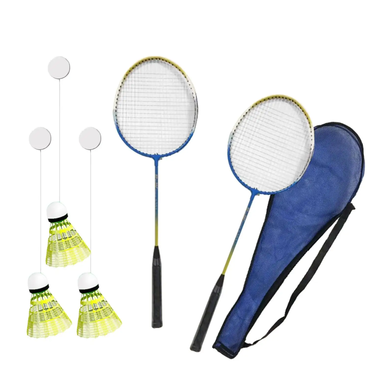 Neamou Volants Kit D'entraînement De Badminton, Entraîneur De Rebond De  Badminton Portable, Équipement D'entraînement De Tennis, Outil