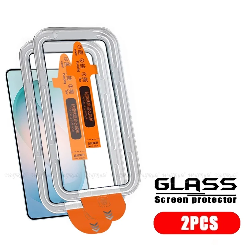 Premium Tempered Glass Screen Protector for Samsung Galaxy S26 Series - Full Cover, Dust-Free