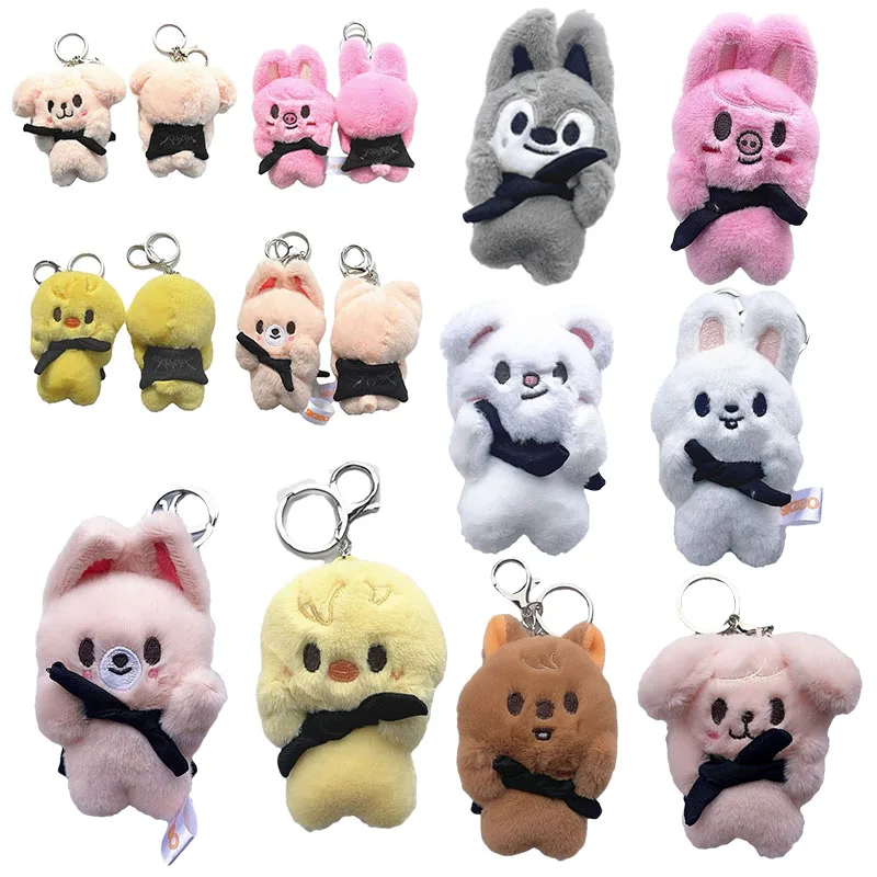 New Stray Kids Plush Keychain SKZOO Pilot Doll Magnet Week