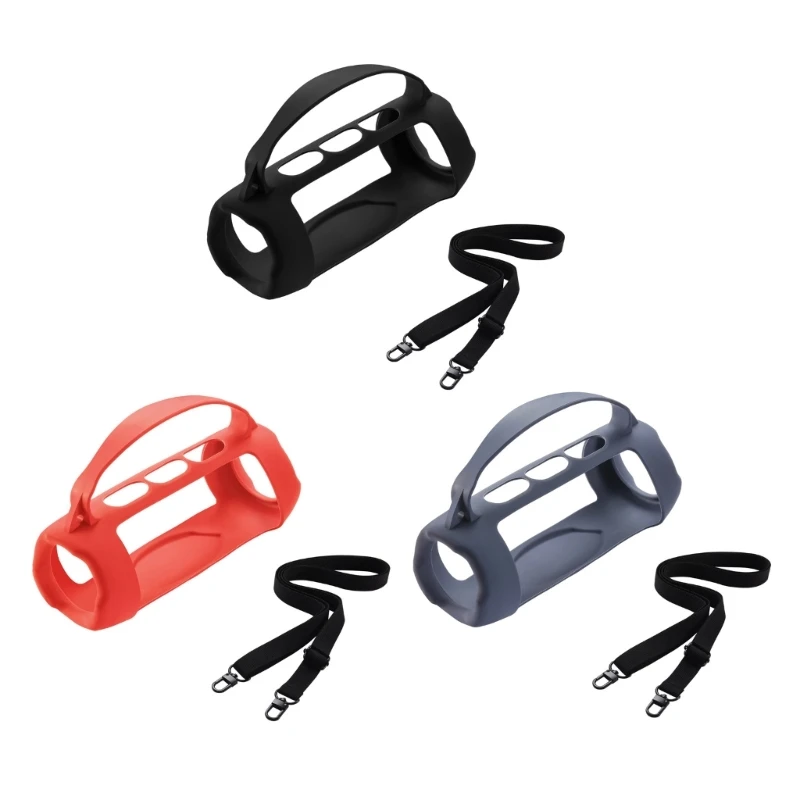 

M17B Мягкий силиконовый чехол для замены портативного динамика 5 с ремешком-карабином, нецарапающийся чехол