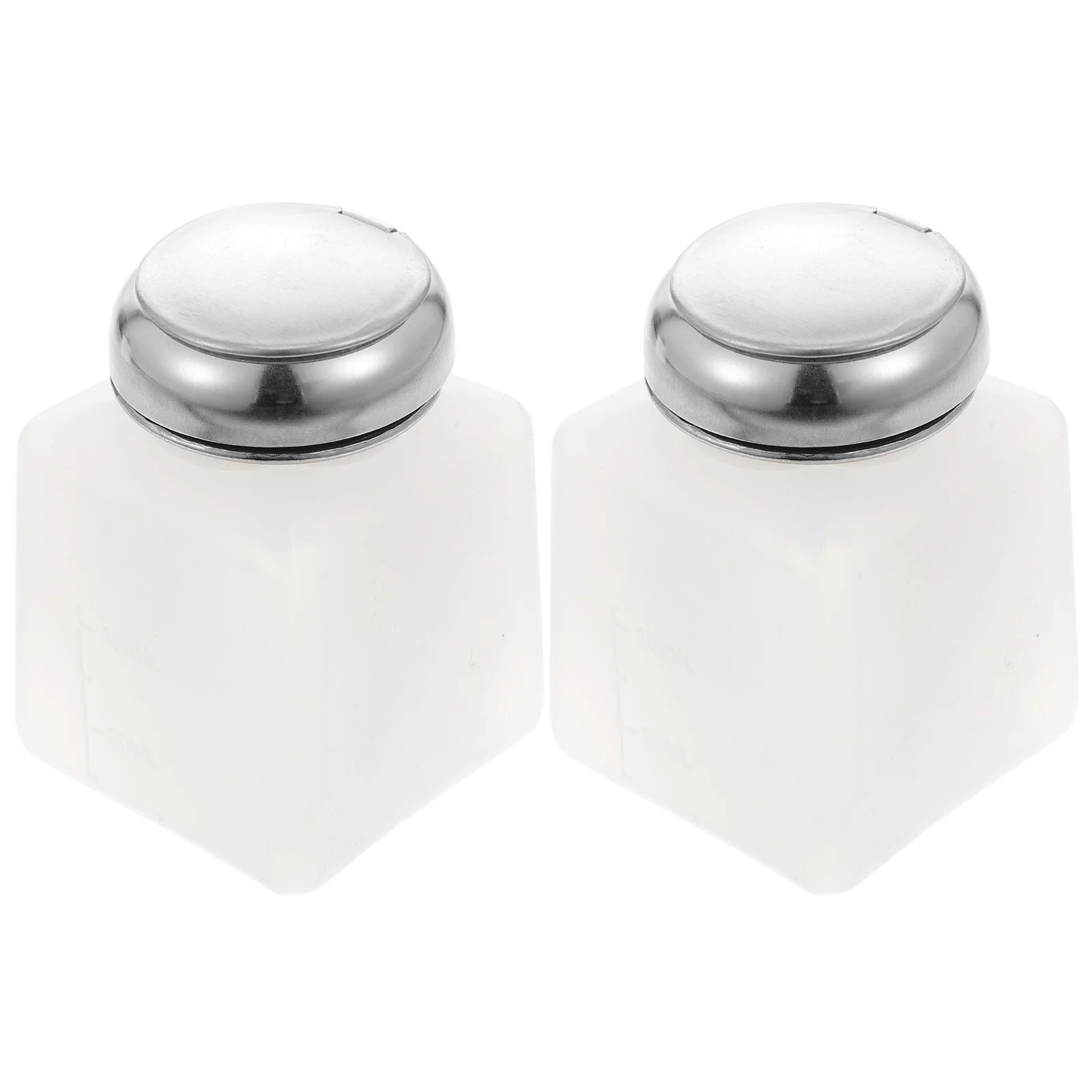 

2Pcs 100ml Anti-static Pressure Alcohol Bottle Pump Dispenser for Storing Liquid Alcohol (White)