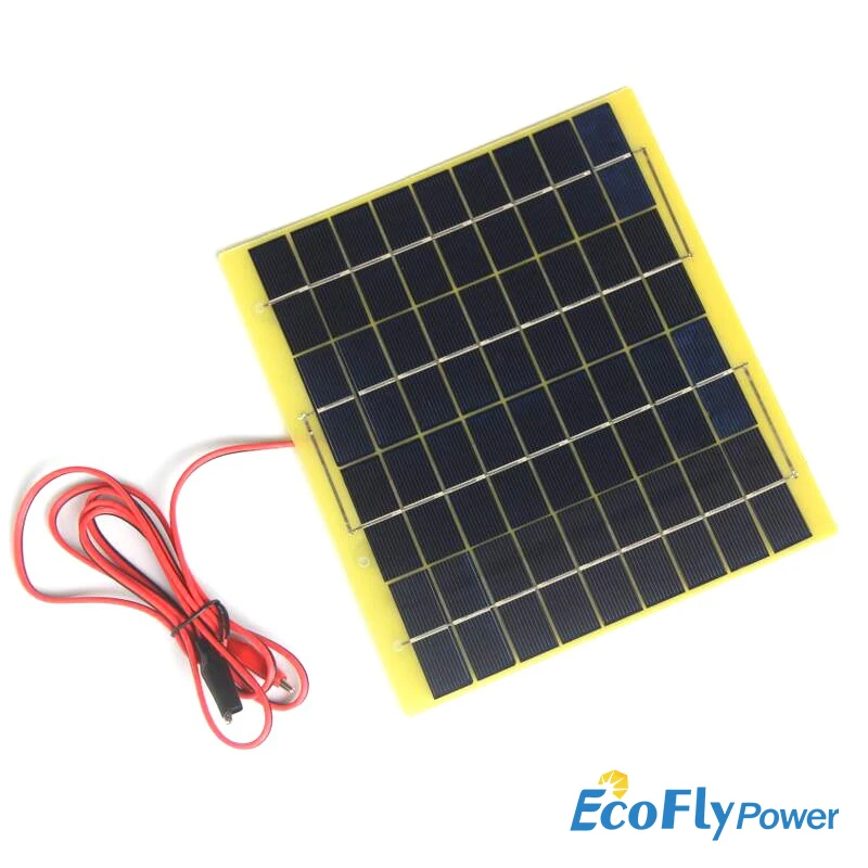 6W18VSolarPanelCharging12VBatteryAlevelPolycrystallineSilicon