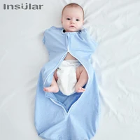 Newborn Baby Sleeping Bag 0-9 Months Newborn Cocoon Cotton Baby Raised Hand Anti-shock Swaddle Sleep Sacks Boys Girls Sleepwear 1