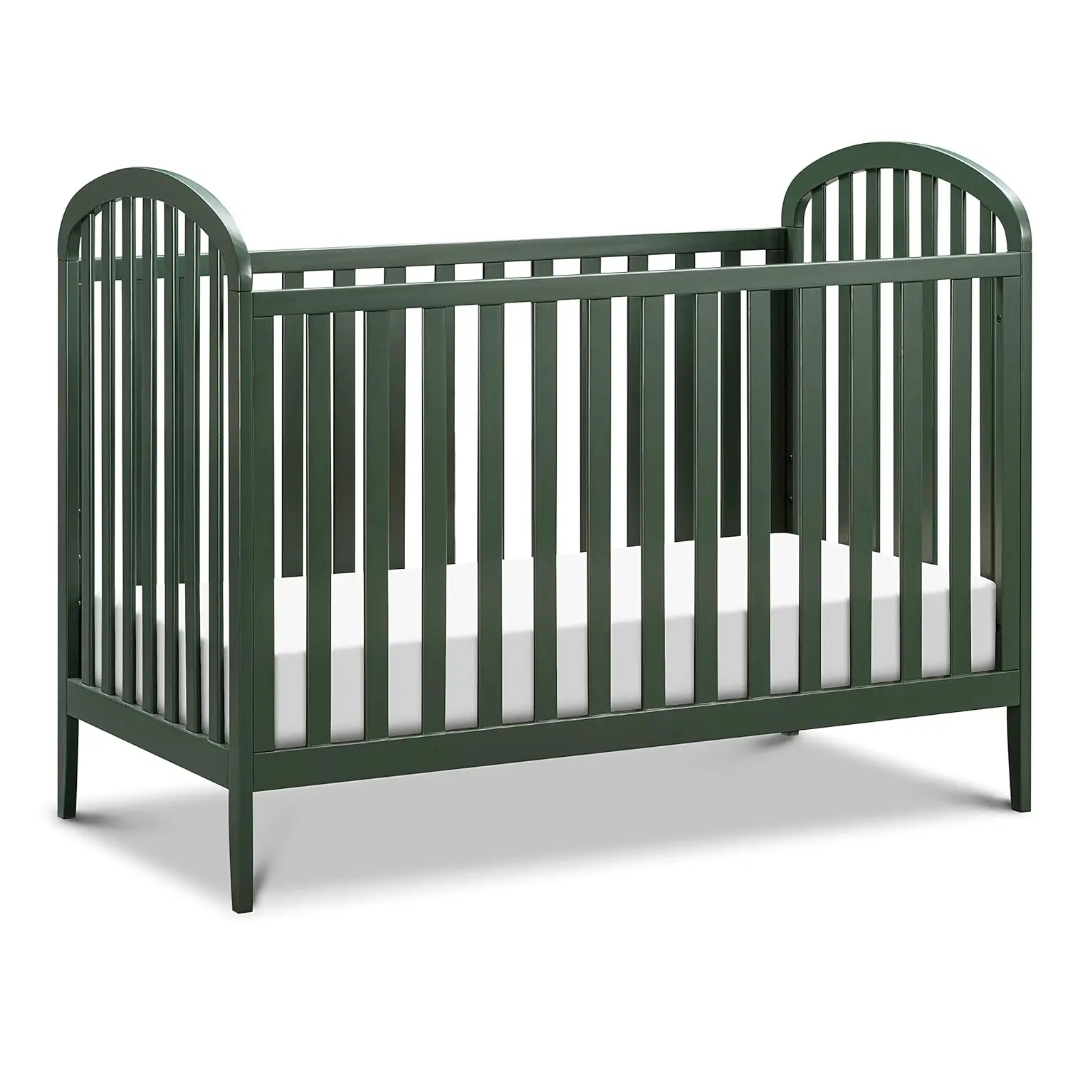 

3-in-1 Convertible Crib in Forest Green / Honey, Greenguard Gold Certified