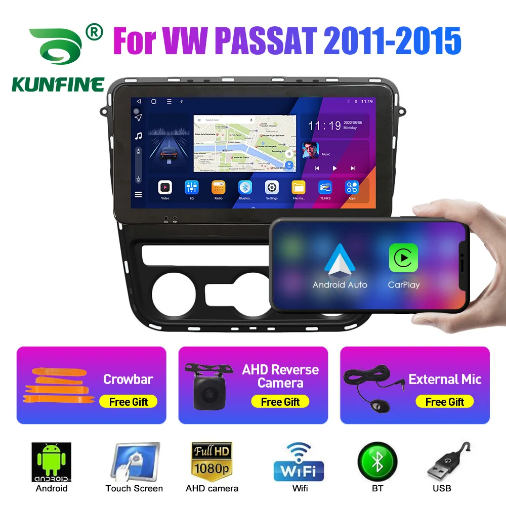 

Car Radio For VW PASSAT 2011-2019 Octa Core Android 10.0 Car DVD GPS Navigation Player Deckless Car Stereo Radio
