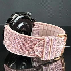 Elegant Bling Strap for Smartwatches, 22mm/20mm (Pink)