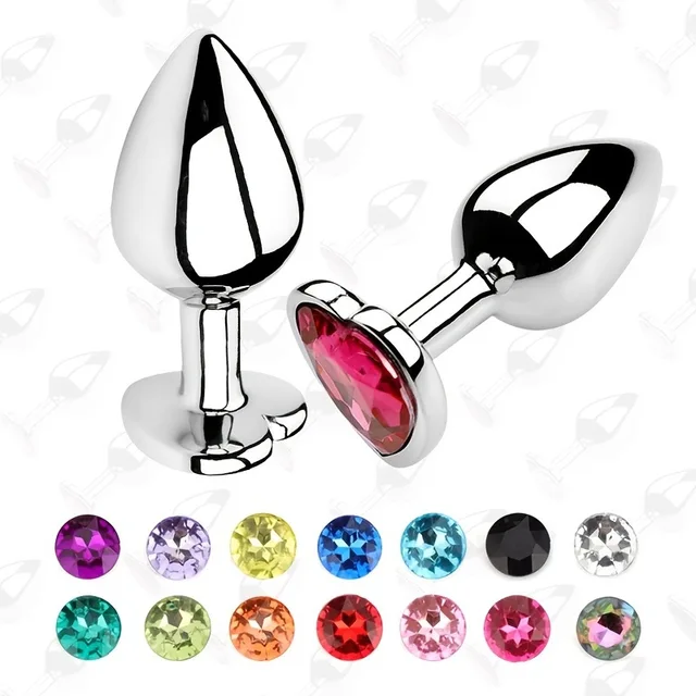Anal Plug Herzförmigen Metall Butt Plug Erwachsene Sex Spielzeug Edelstahl Anal Plug Stimulator Anal Sex Spielzeug Prostata-massagegerät Dildo 1