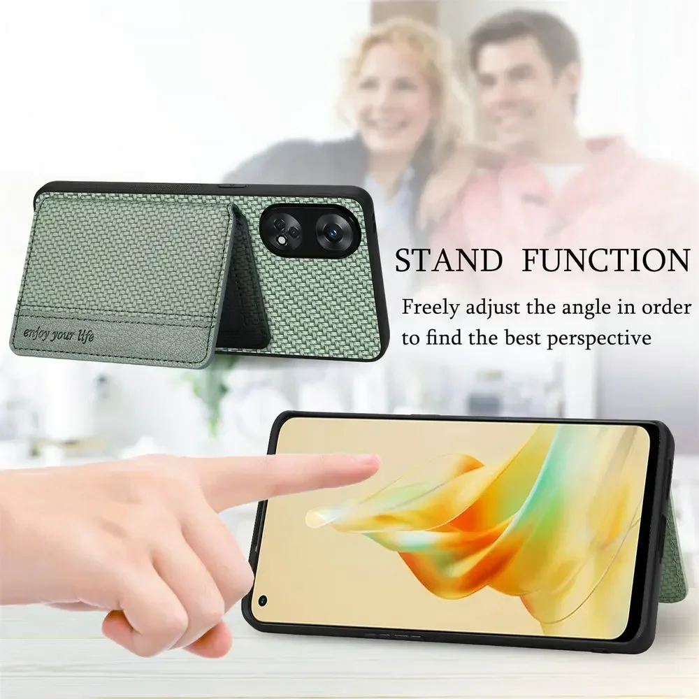 For OPPO A79 A78 A54 A74 A98 5G Phone Case Leather Card Back Funda Reno 10  Pro Plus 8 Lite 7 Z 8T A57 S 77 A94 74 98 18 38 Cover - AliExpress