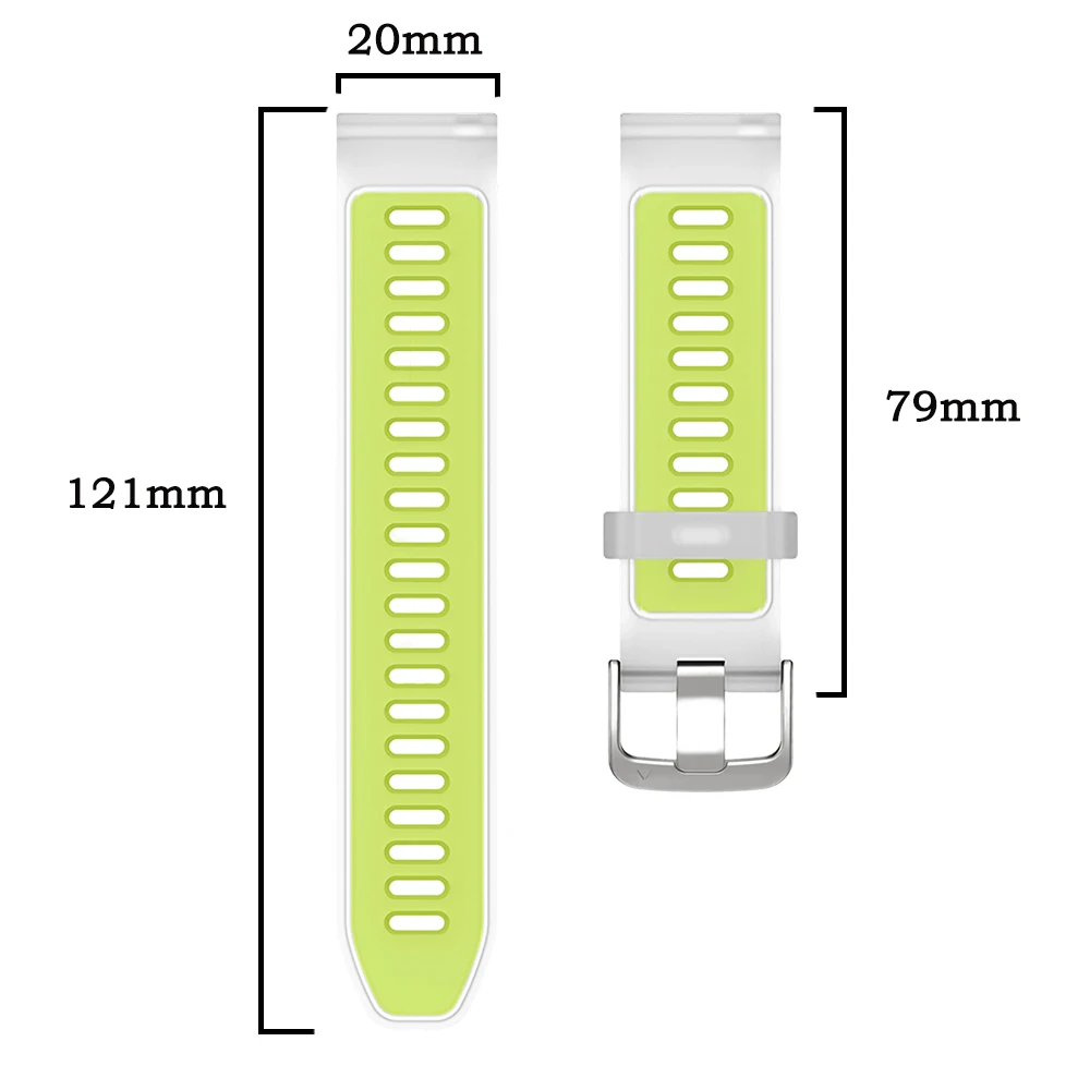 Silicone Strap - Soft & Comfortable Replacement Watch Band