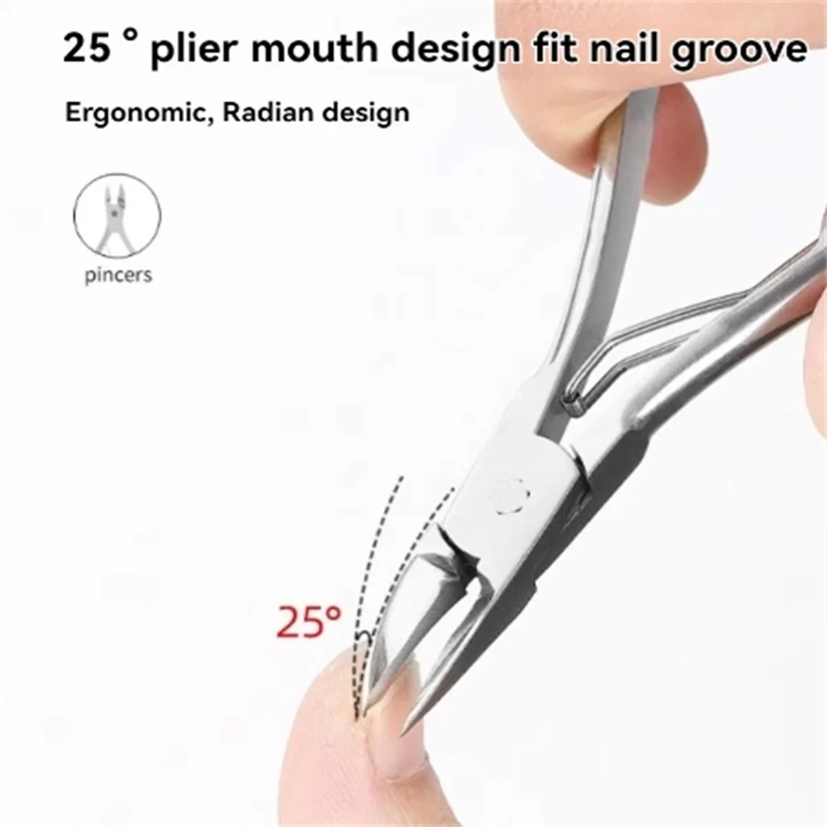 Nail Care Kit Stainless Steel Nail Art Cutter Scissor Cuticle Clipper Pusher Dead Skin Remover Manicure Pedicure Tools
