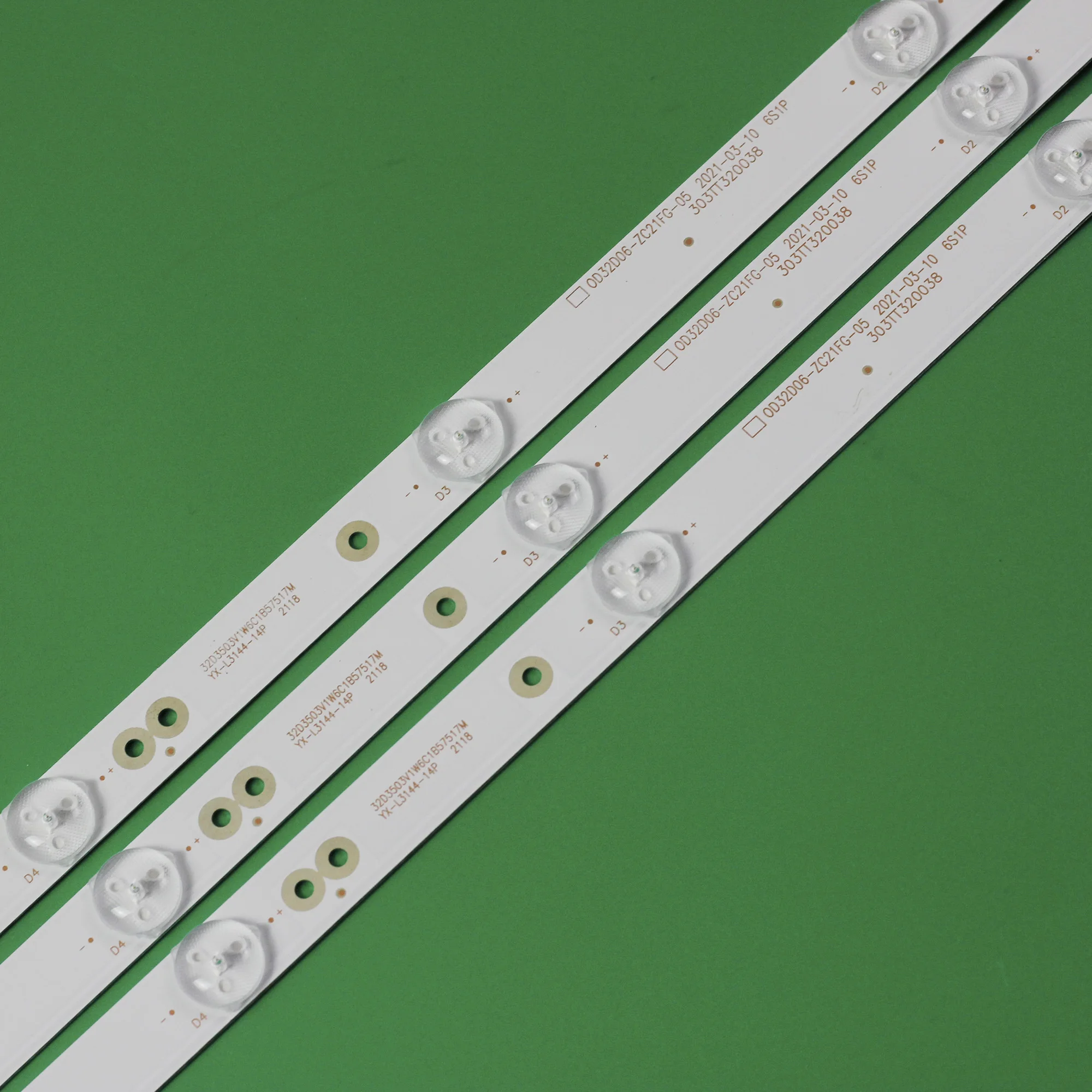 Retroiluminação Led 6led Dvb-pt1320083hca Ocealed320516b7 Od32d06-zc21fg05 6s1p 303tt320038 Atv32 3v Led para Speler Sp-led32 - Imagem 5