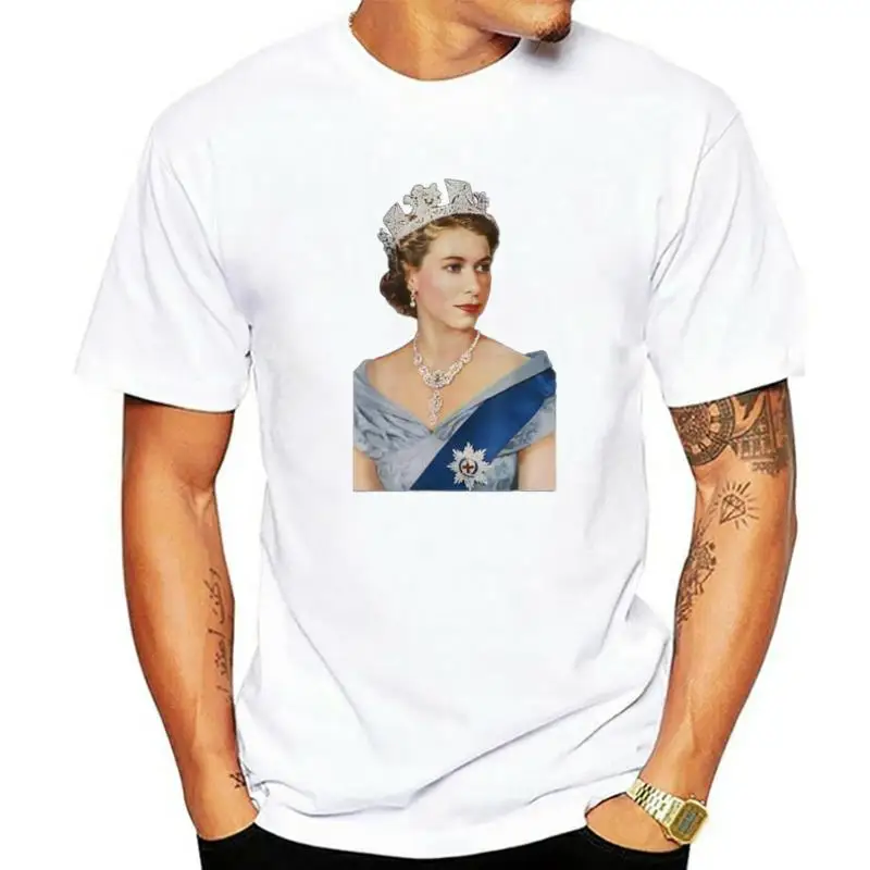 Queen-Elizabeth Ii British Crown Majesty Queen Elizabeth Ricorda T-Shirt The-Queen Of England Her Royal Altezza Apparel