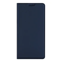 DUX DUCIS Ultrathin Leather Wallet Phone Case with Magnetic Card Slot and Shockproof Protection - Google 8a (Blue)
