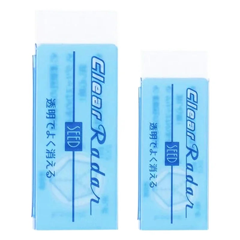 1pcs Japanese Clear Erasers Pencil Erasers Transparent Rubber Stationery Students Kawaii for School Cute Eraser,pencil eraser