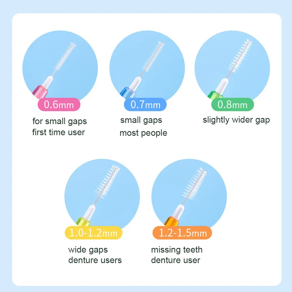 Interdental 30pcs/box Brush Teeth Cleaning Orthodontics Oral Care Toothpick Dental Tool Floss Orthodontic Tooth Brush Dentistry