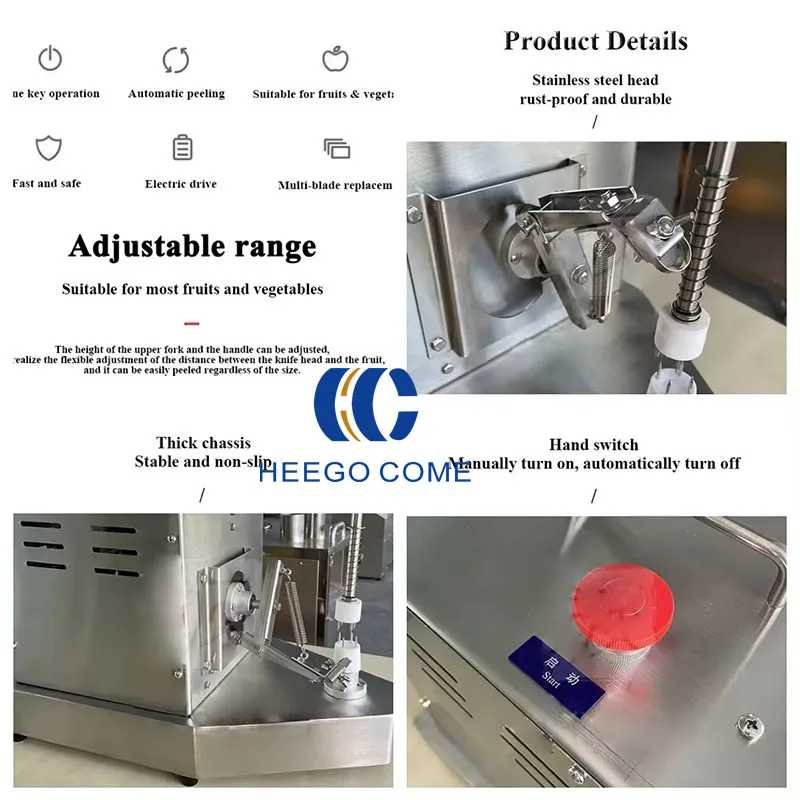 Low Price Electric Hotel Catering Fresh Orange Peeler Lemon Orange Automatic Peeler Fruit Peeler 6