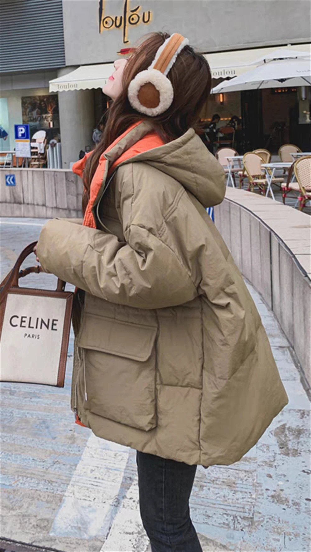 Рисунок 3 - Популярный зимний пуховик контрастных