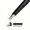 4-piece, professional premium stainless steel tweezers set precision eyebrow shaping removal tools 4