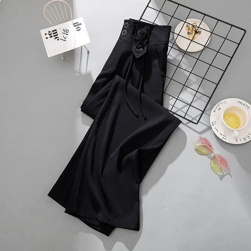 First-line Brand Womens Suit Pants Loose-fit High-waisted Casual Pants For Spring/summer 2024
