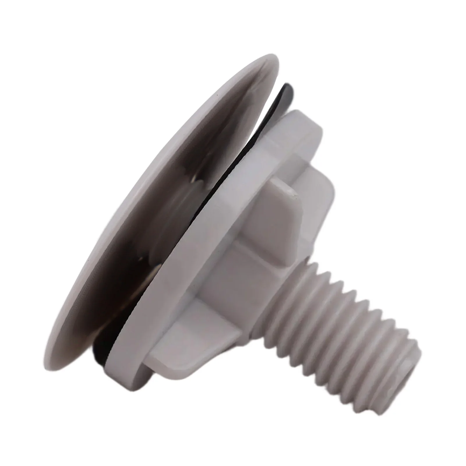 Chrome tap hole stopper cover blanking plug kitchen sink basin seal cover ABS plastic 49mm for 16-35mm overflow holes overflow drain cover washbasin plug washbasin leak plug
