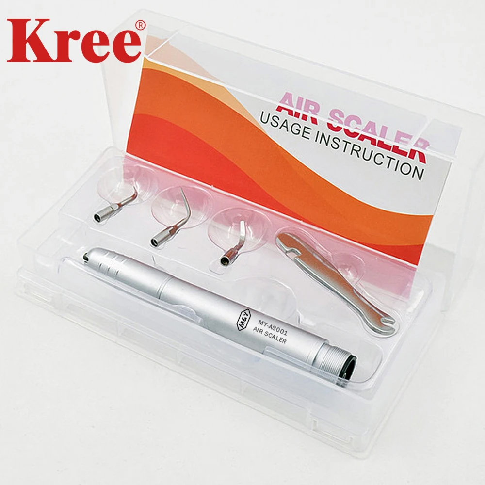 M & Y Dental Ultrasonic Air Scaler Con 3 Punte Tooth Calculus Remover Strumento Di Pulizia Manipolo Whiten Tooth Cleaner Dentista Lab