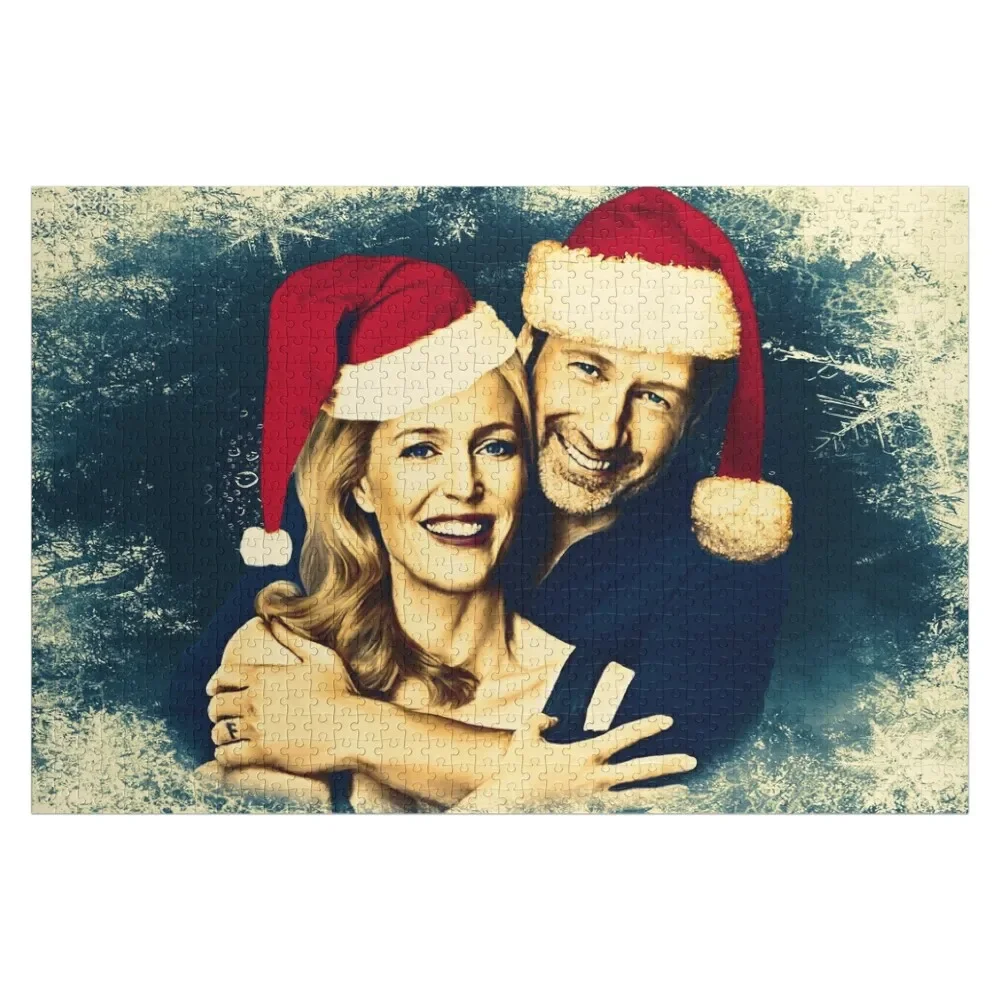 

Gillian and David - Christmas edition Jigsaw Puzzle Custom Wooden Name Jigsaw Custom Wooden Compositions For Children Puzzle