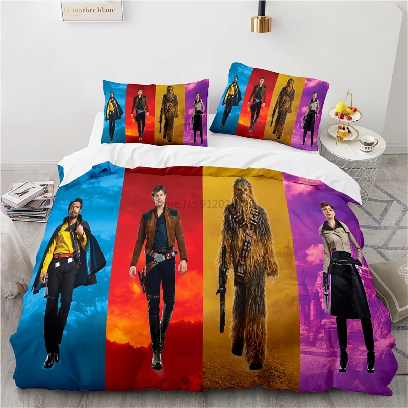 New Star Wars 3d Bedding Set Print Duvet Cover Set with Pillowcase Home Textile Elegant Bedroom Decor Bed Linen Set Dropshipping