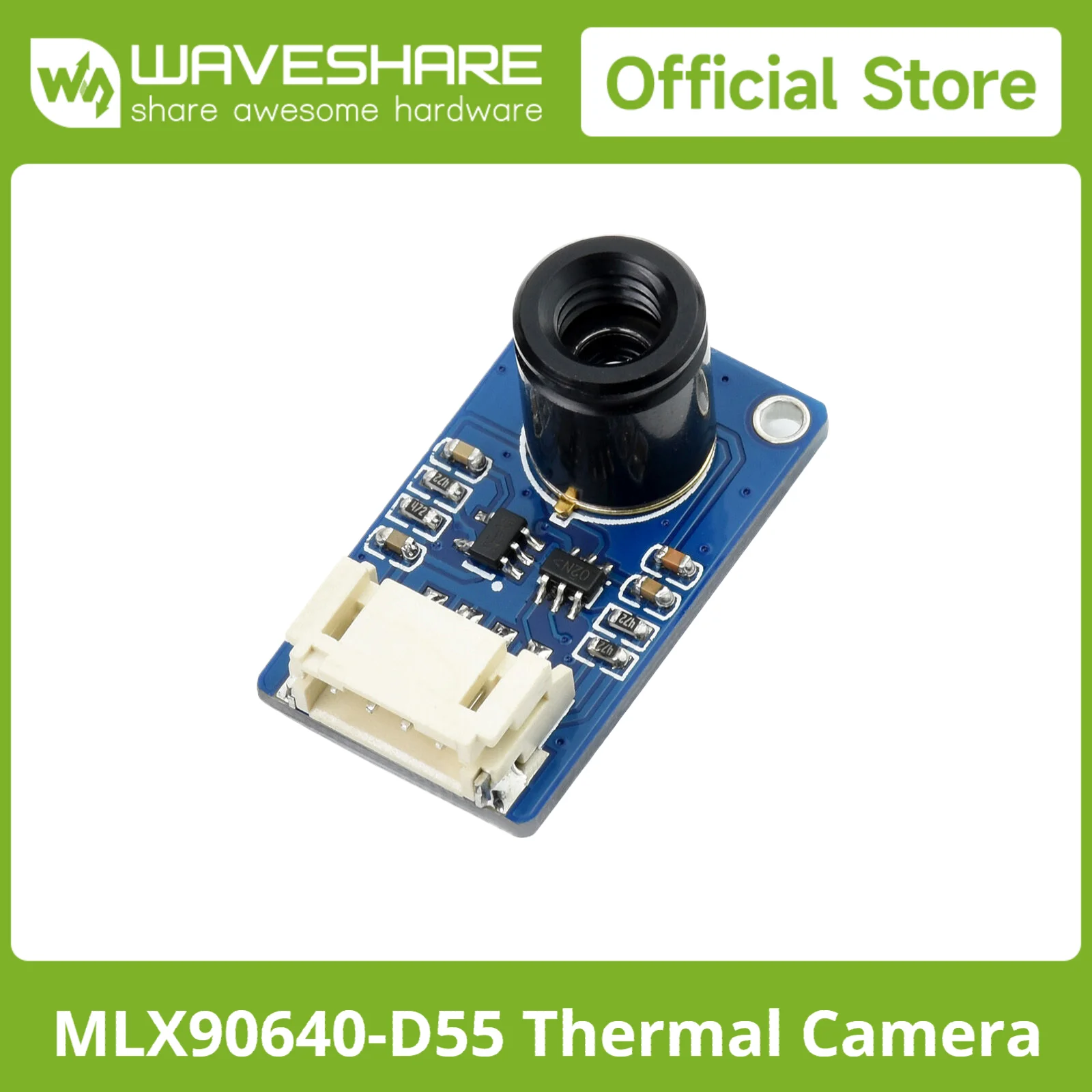 Module Caméra Thermique MLX90640 Pour Raspberry Pi – 32x24 Pixels, 110° De Champ, I2C, Compatible 3.3V/5V