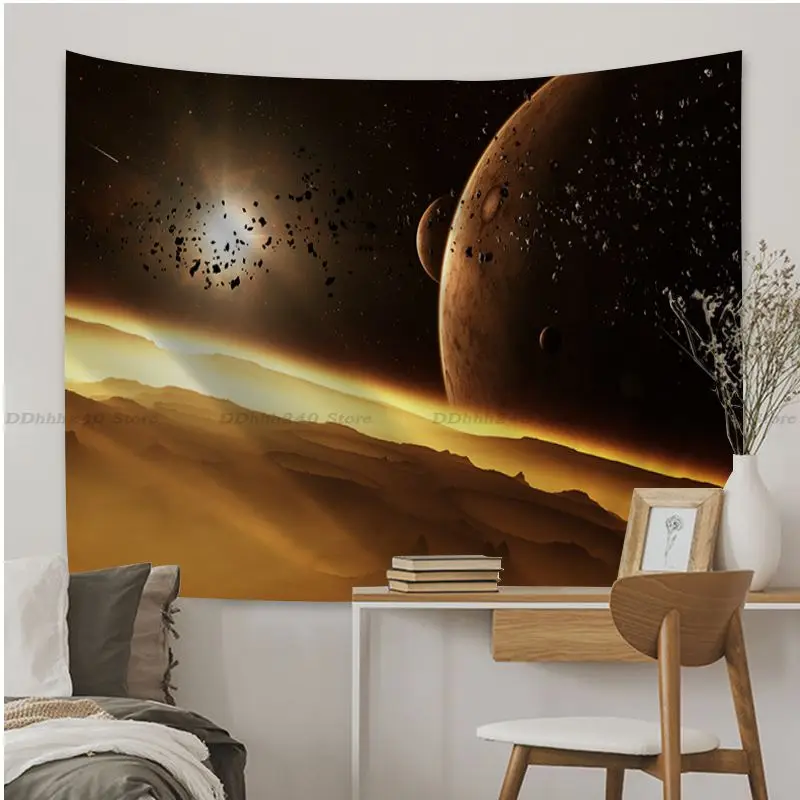 Рисунок 2 - Подвесной богемный гобелен с планетами