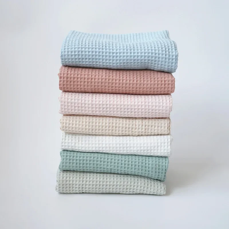 Tassel Baby Blankets Newborn Waffle Cotton Baby Swaddle Blanket New Born Stroller Blanket Bedding Items Infant Nap Bed Cover 6