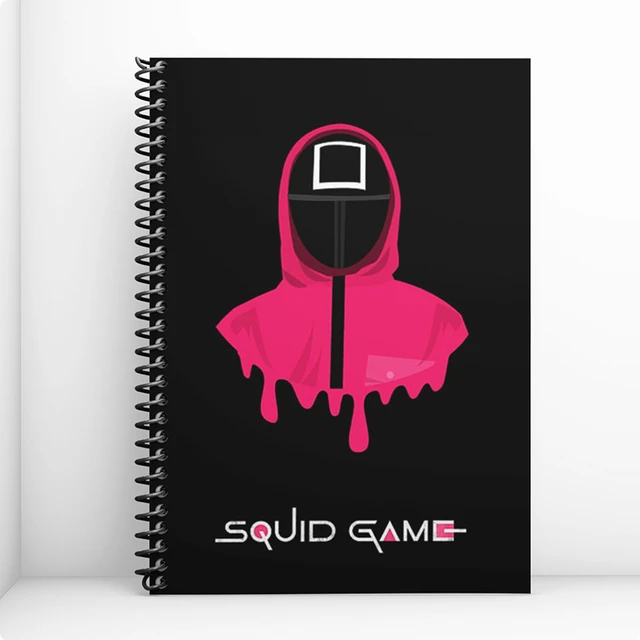 Notepad For Drawing Squid Game, Notepad For Records, Anime Office,  Sketchbook Notepad With The Rings Ring