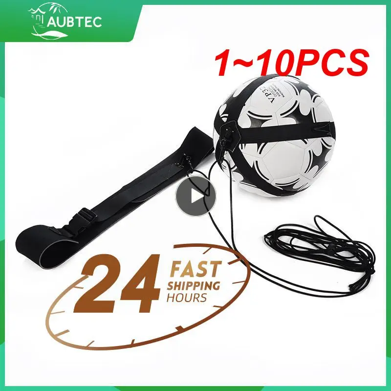 

1~10PCS Football Training Device Ball Bag Net Teenager Students Soccer Skill Training Promote Single Round Band